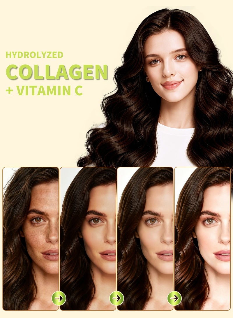 حلوة الكولاجين + فيتامين ( ج ) جمال الشعر والأظافر المرأة فيتامين الكولاجين تبييض 120 حبة - Image 2